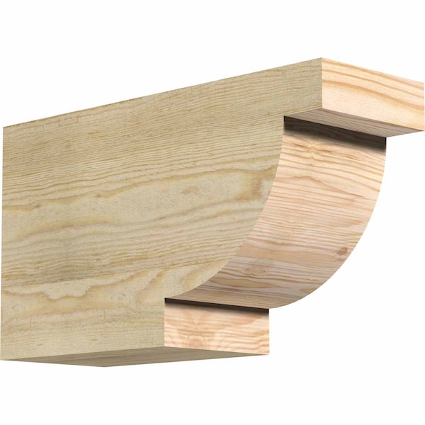 Ekena Millwork Alpine Rough Sawn Rafter Tail, Douglas Fir, 6"W x 10"H x 18"L RFT06X10X18ALP00RDF - main